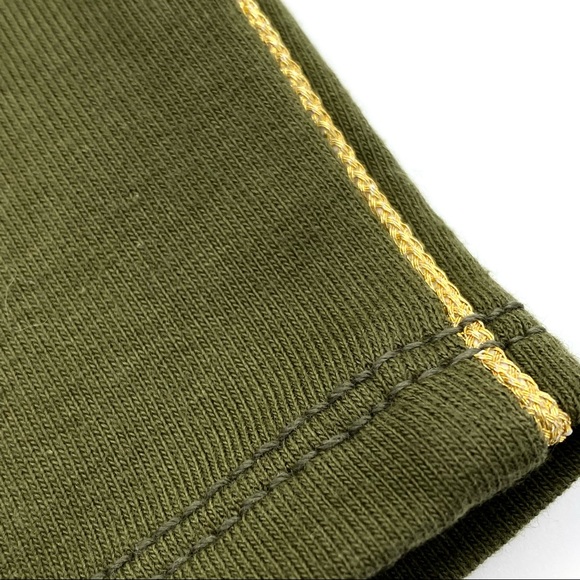NWT Cat & Jack Army Green Gold Stripe Leggings, 3T - Picture 7 of 10